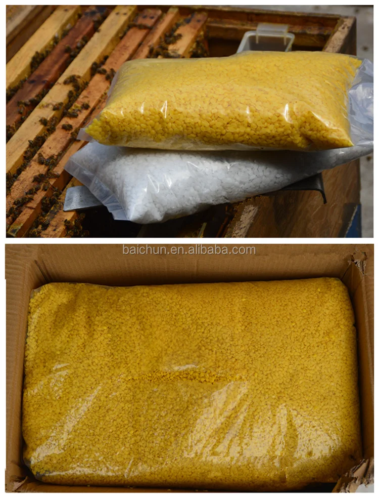 Top Quality Cosmetic Grade 100 Natural Pure Bulk Beeswax Pellet For