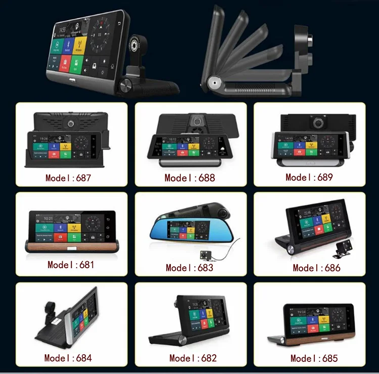 Factory Customized AHD 1080P 10.1" 4Ways DVR Monitor for Bus Truck