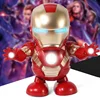 Music Dancing IronMan Band 4 Robot Q Version of Marvel Electric Web Celebrity Same Toys for Kids Children