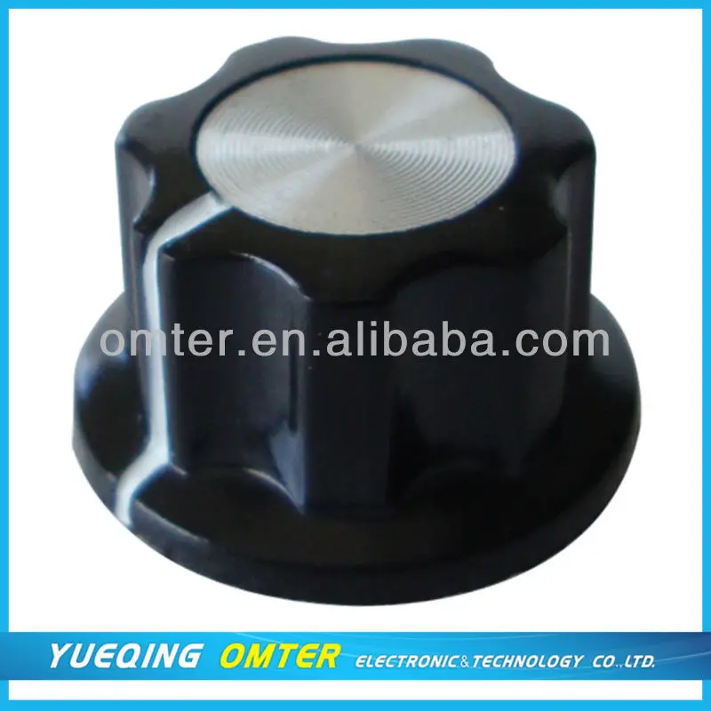 50055 Amplifier Knobs Welding Machine Knob 1/4 Shaft Hole Plastic