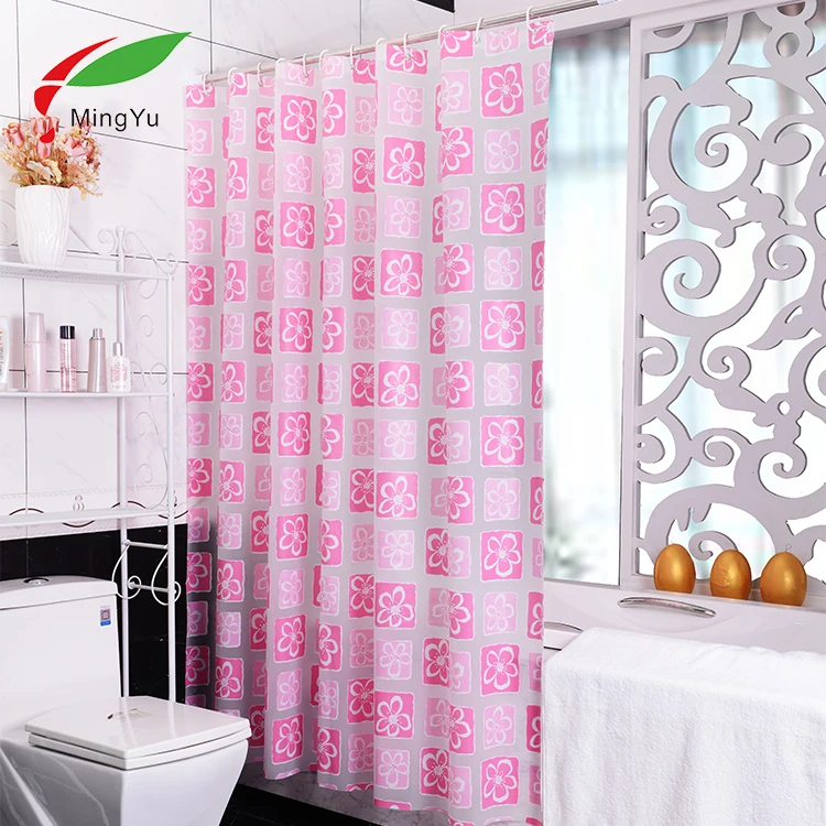 Wholesale Printed Shower Curtain Waterproof Bath Curtain In The Shower