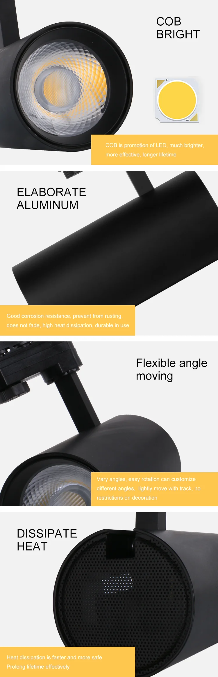 Factory Price Flexible led track light