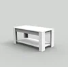 White color Modern glass coffee tables UK hot selling living room coffee table