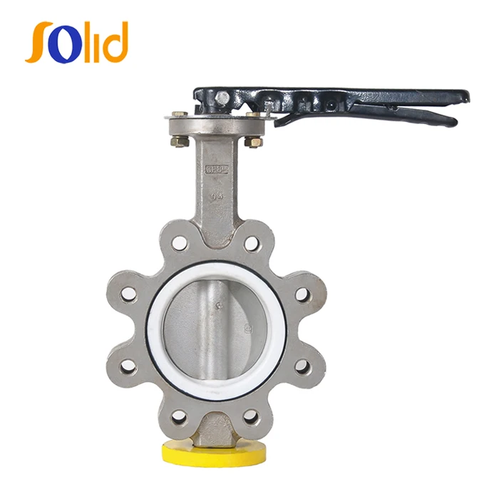 Stainless Steel CF8 CF8M Lug Type Butterfly Valve