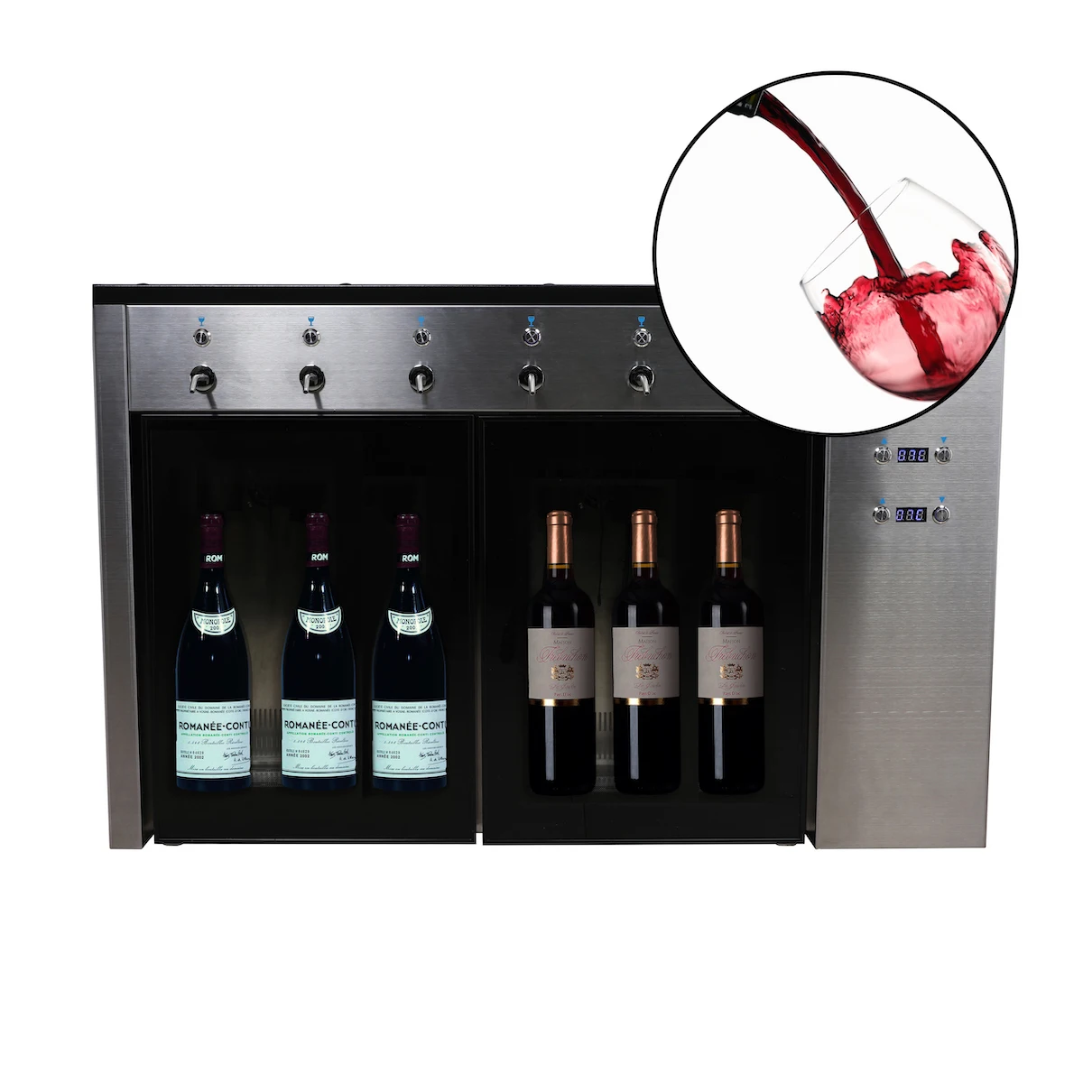 Thermo Electric Bottle Wine Dispenser Preserver Refrigerator Box Cooler