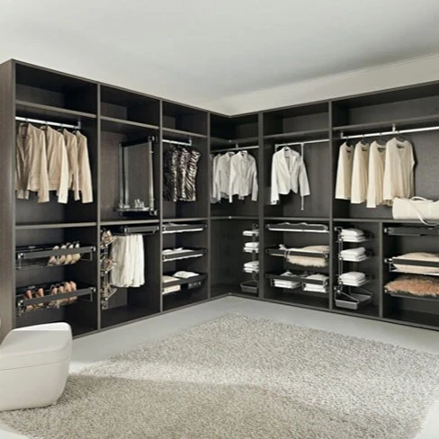 black wardrobe closet