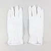HZS-18014 Polyester White Hand Gloves PVC Dots Work Cotton Gloves