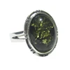 Beadsnice ID 28365 925 sterling natural amber jewellery boys silver rings