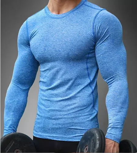 mens long sleeve t shirts muscle fit