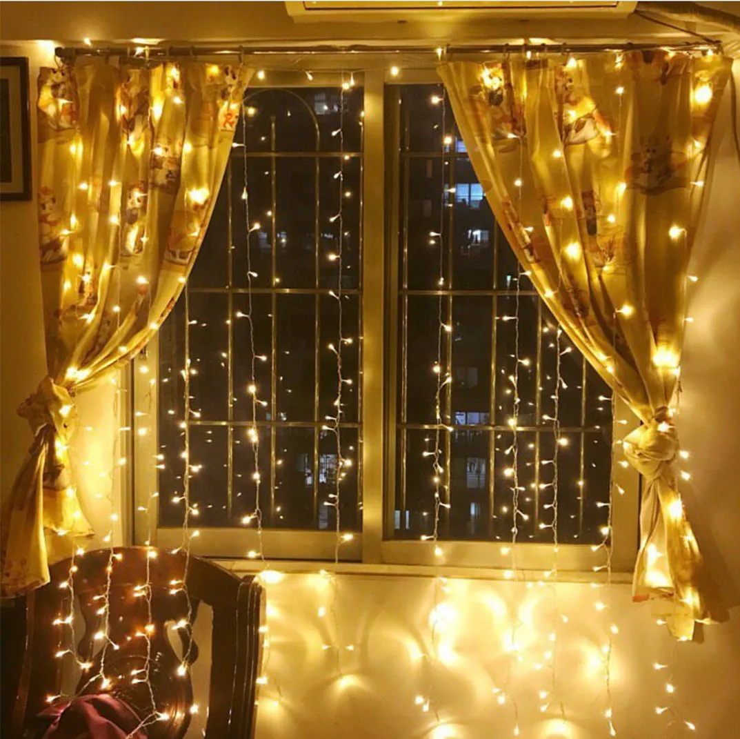 Christmas Icicle Falling Star Led Lights For Trees,led curtain string lights