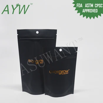 Matte Black Plastic Stand Up Zipper Bag Bulk K2 Weed From China Matte Black Plastic Stand Up Zipper Bag Bulk K2 Weed From China For Medical Industry