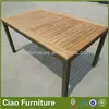 patio furniture outdoor rattan teakwood dining table top