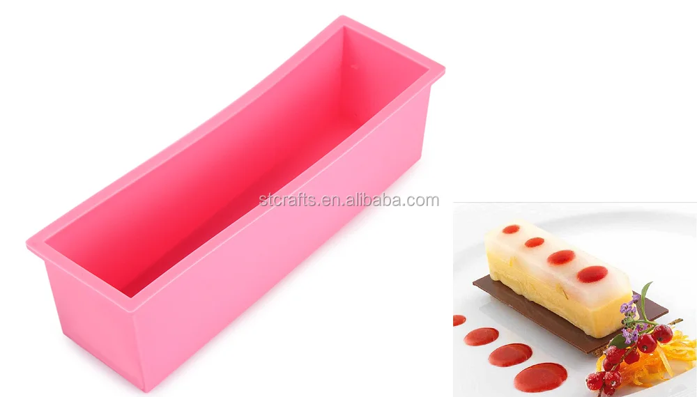 1.2L Handmade Soap Silicone Rectangle Fandont Mold Pastry Bakeware Tools