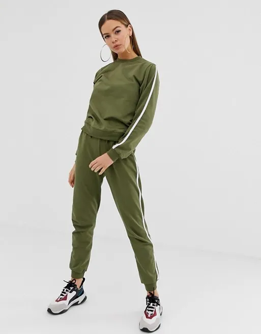 army green tracksuit womens