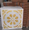Golden decorative ceiling plaster of paris ceiling mould
