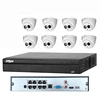 dahua 8ch cctv camera kit NVR4108HS-8P-4KS2 3mp IPC-HDW1325C IP67 IP Camera IR 50M Dome Camera