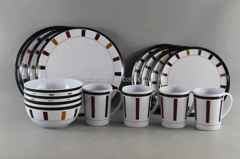 Custom-Made Design Melamine Dinner Set Tableware Set