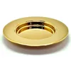 Communion ware set stainless steel stackable bread plate gold