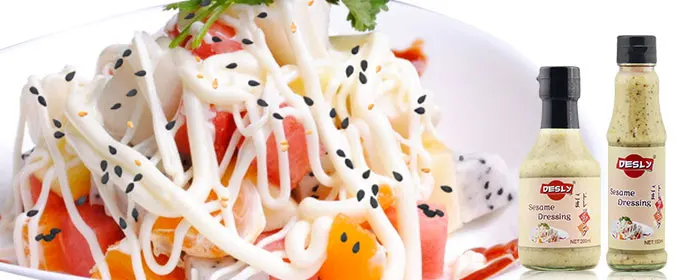 150 ml salad sauce sesame dressing for cooking yummy food bulk