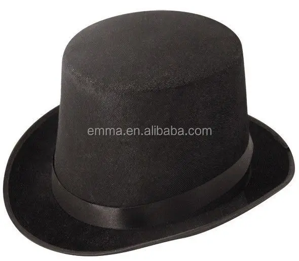 black round top hat