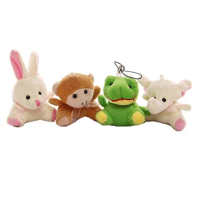 frog keychain plush