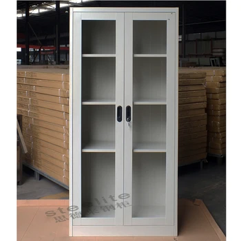 Hot Sale Commercial Lockable Metal Display Glass Cabinets Showcase