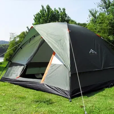 200*200*130cm 4 seasons 4 person camping tent double layer waterproof windproof outdoor hiking