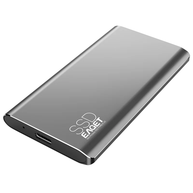 EAGET M1 1TB Type-C External SSD, 500MB/S Read Speed, Portable USB