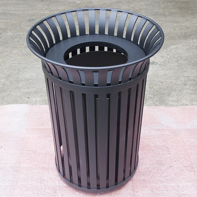 Commercial Stainless Steel Bin Construction Waste Bins Outdoor Trash