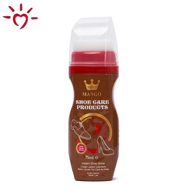 Emulsifying wax shine cleaner shoe polish custom shoe cleaner with applicator