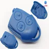 3 BUTTON CONNECT REMOTE KEY FOB CASE SHELL FOR FORD TRANSIT WITHOUT BLADE BLUE