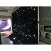 led star curtain stage backdrop starlit fabric for wedding event wall cover decoration