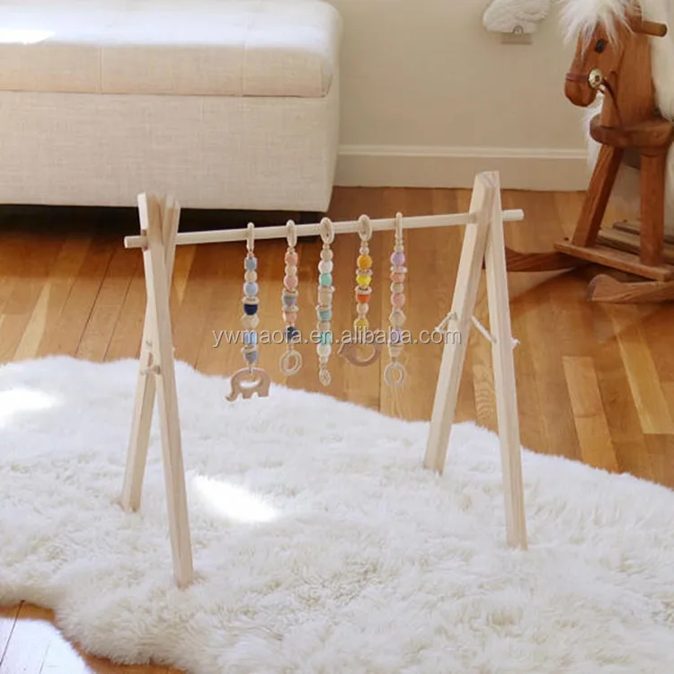 wooden baby gym montessori