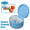 hot sale denture bath cleaning box with basket