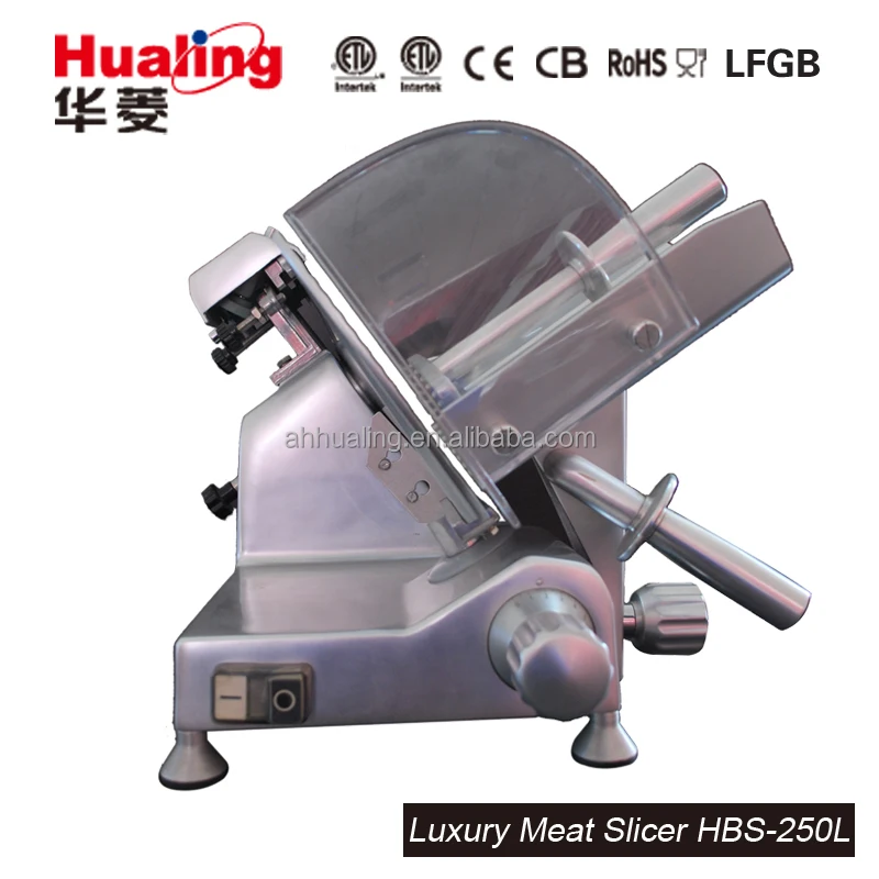 Hualing Hot Sell Meat Slicer Hbs250l/blade Diameter 250mm/industrial Meat Slicer/luxury Meat