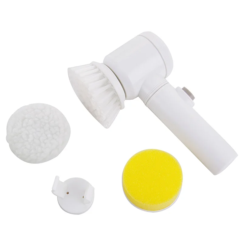 3 In 1 Electric Round Cleaning Brush For Bath Kitchen Cleaning - Buy ...