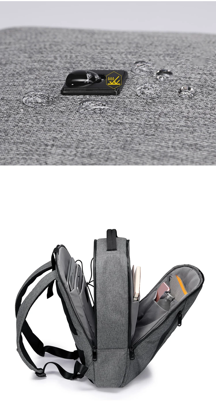 High quality best smart stylish waterproof mens USB charging backpack rucksack laptop back pack bags