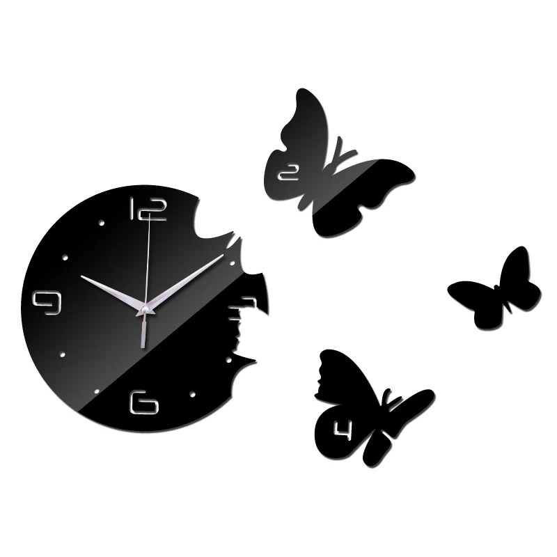 2016 New Europe Acrylic 3d Sticker Wall Stickers Home Decor Poster Mirror Wall Clock Large Still
