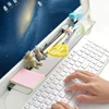 Clear Acrylic Office Stationery Monitor Sticky Note Holder