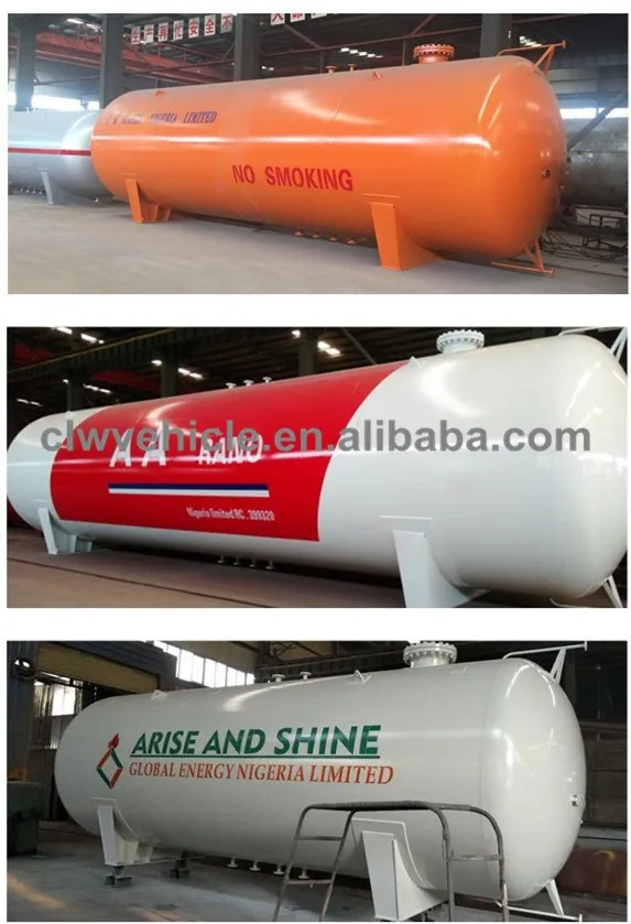 Hot Sale 50CBM LPG Storage Tank 50000liters Pressure Vessel For Nigeria