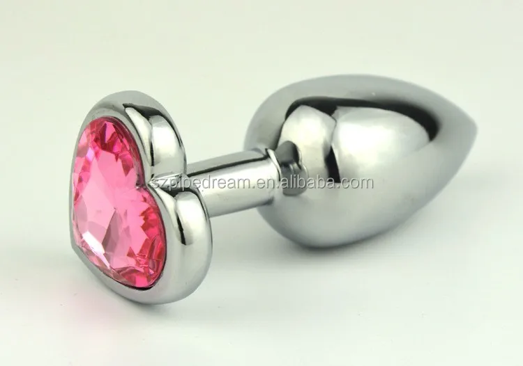 Heart Shaped Stainless Steel Jewelry Anal Butt Plug Buy Stainless 1674