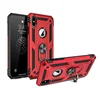All round protection case for iPhone XS iPhone X metal cover with finger ring