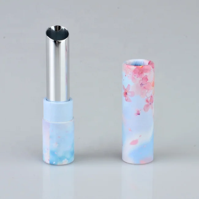
Custom Paper Packing Recyclable Test Tube Lipstick Packaging Box 