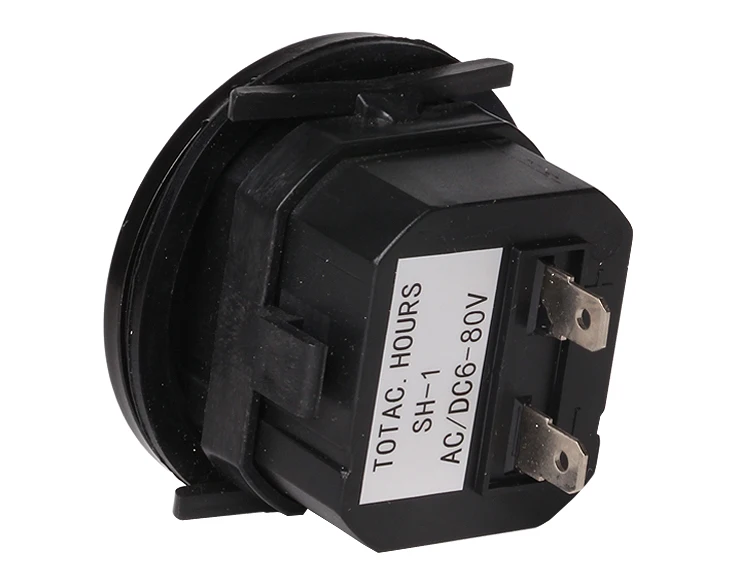 Hour Meter Truck Tractor Diesel Boat Engine 2" Round Gauge DC10V to 80V SH-1