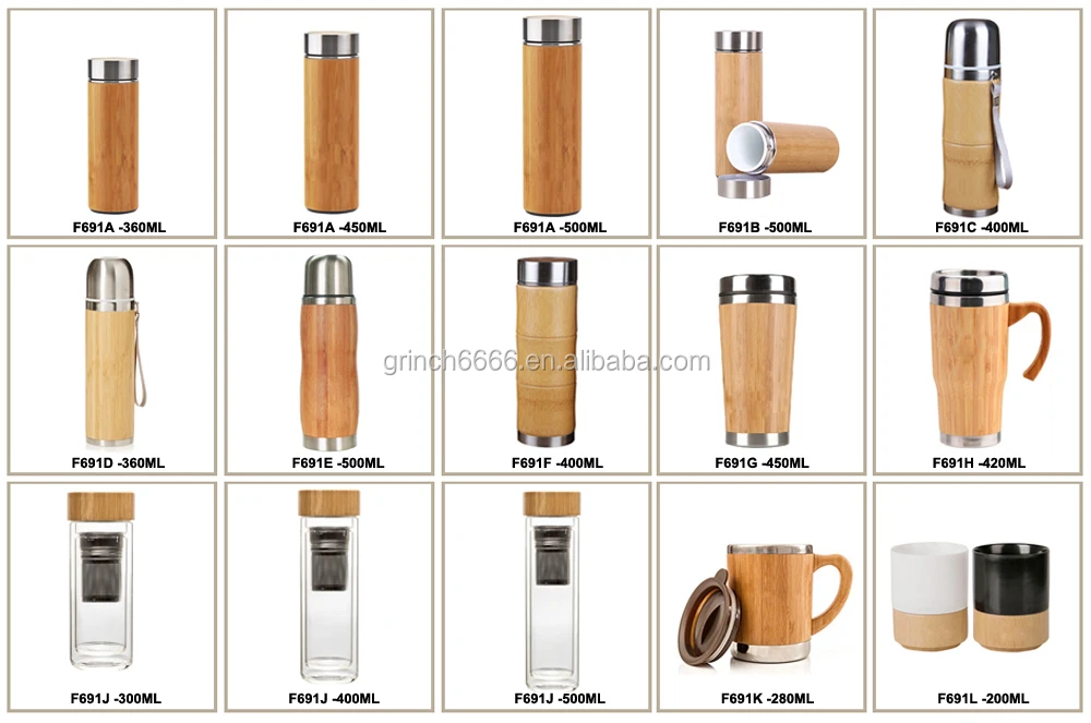 Ceramic Coffee Travel Mug Vacuum Insulated Ceramic Lined Thermos Flask