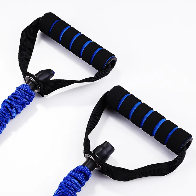 Custom Resistance Exercise Band Power Bungee Cord Tubing With Foam