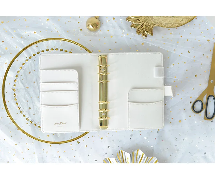 Custom Leather Spiral Notebook Leather Journal Cover Stationary Pouch