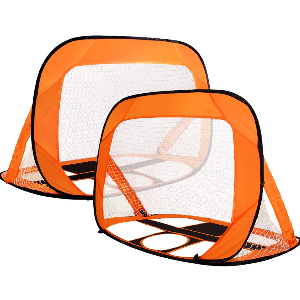 Multipurpose Soccer Net Target Goal Portable Pop Up Soccer Goals With