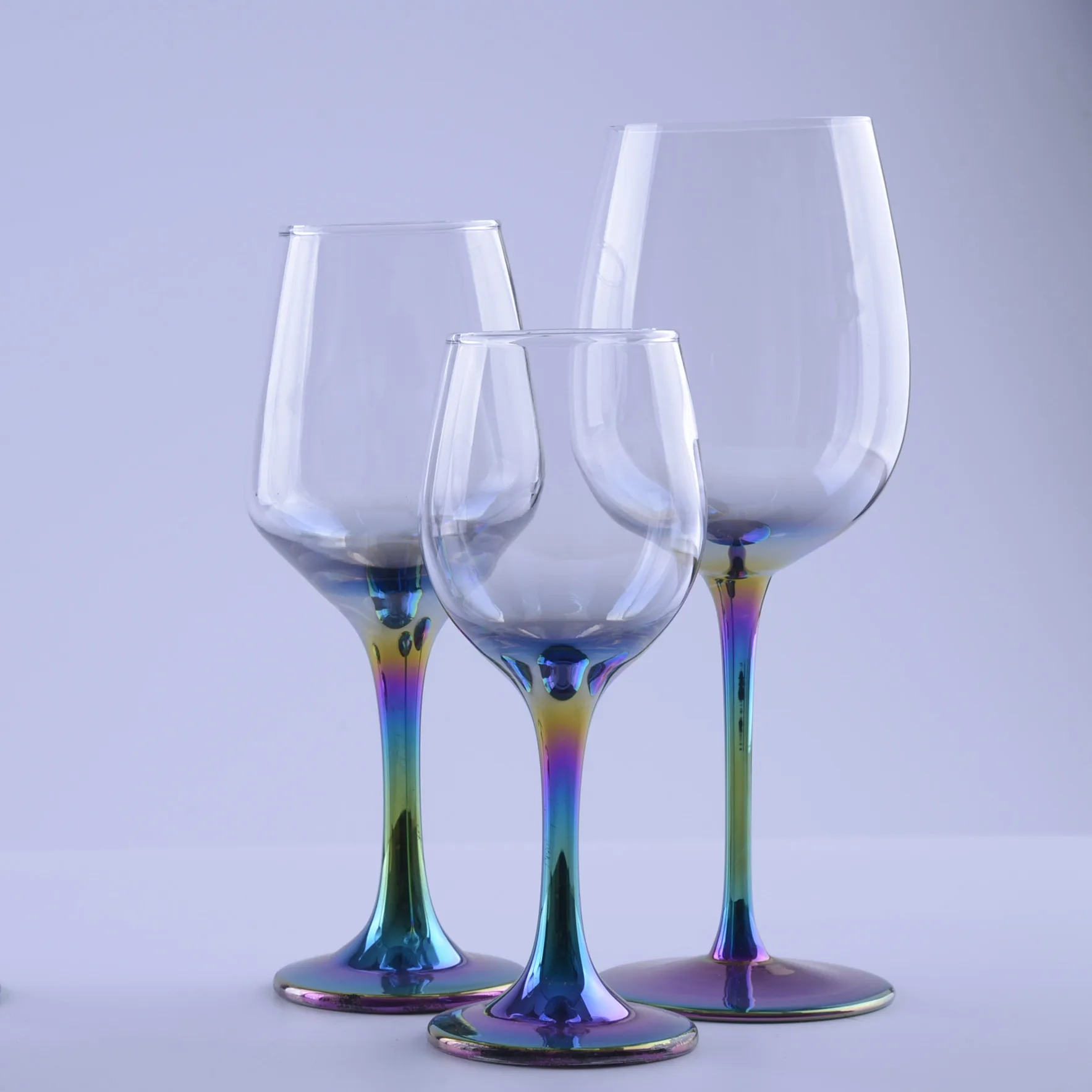 Cheap Tabletop Glass Goblets With Colorful Base Buy Cheap Glass