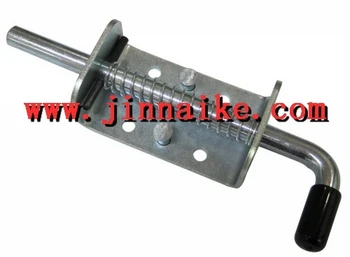 Farm Swing Door Latch With Spring Metal Spring Latch With J Bar